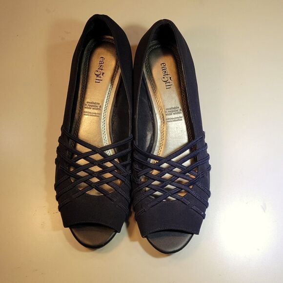 EAST5TH EF GRACE OPEN TOE WEDGE STYLE WOMEN"S SHOE - Picture 3 of 15